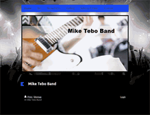 Tablet Screenshot of miketeboband.com